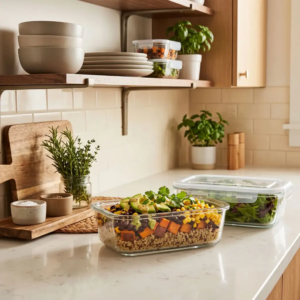 360 HOME GLASS CONTAINER 1030ML 200*70MM BXW-101