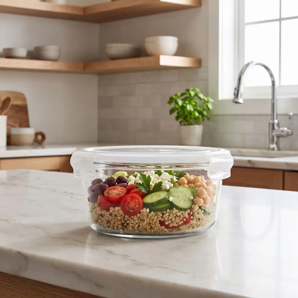 360 HOME GLASS CONTAINER 135*62MM 325ML BXW-203