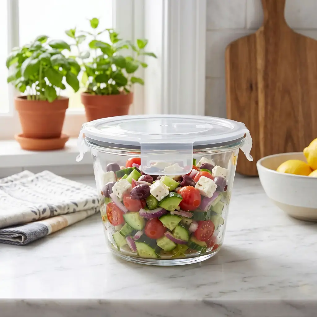 360 HOME GLASS CONTAINER 129*105MM 700ML BXW-205