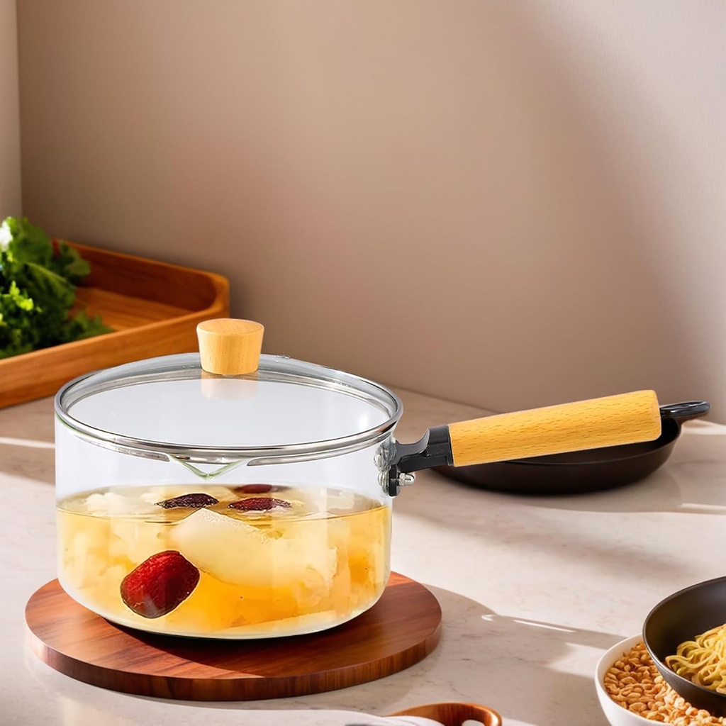 360 HOME GLASS POT TRANSPARENT 3.6L Q8721-2