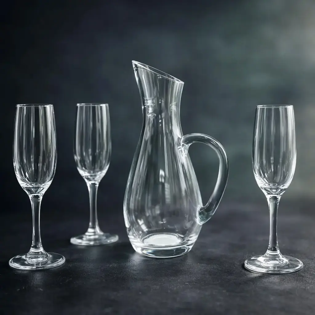 360 HOME GLASS WINE SET 7PCS 9012+L16