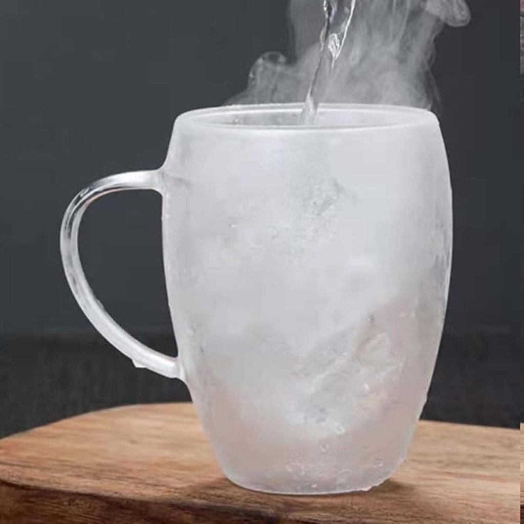 360 HOME GLASS DOUBLE LAYER WITH HANDLE 350ML