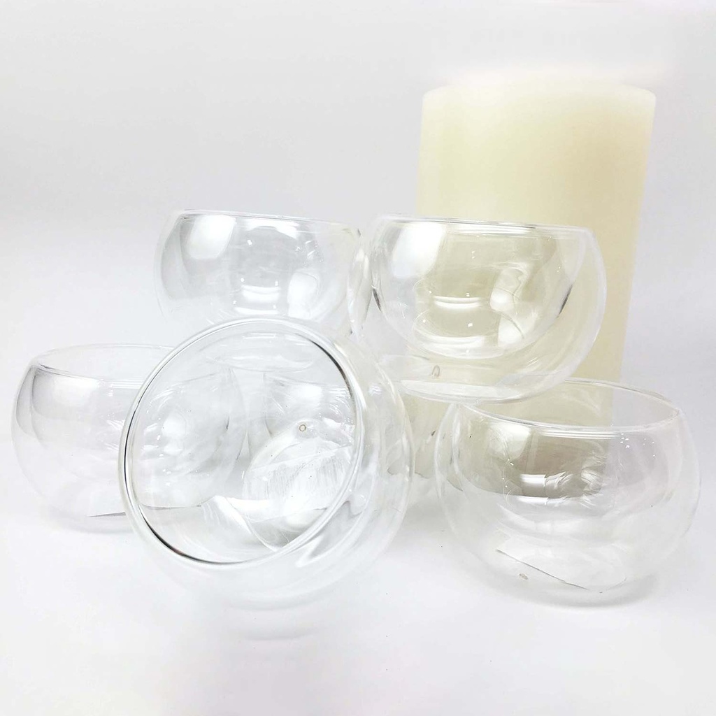 360 HOME GLASS BOWL 50ML TRANSPARENT