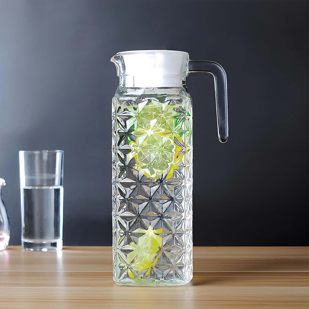 360 HOME GLASS JUG 1000ML JYHLH02