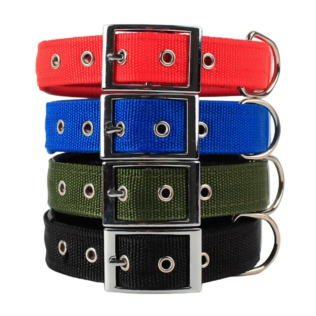 360 PET Cotton dog collar with high quality black