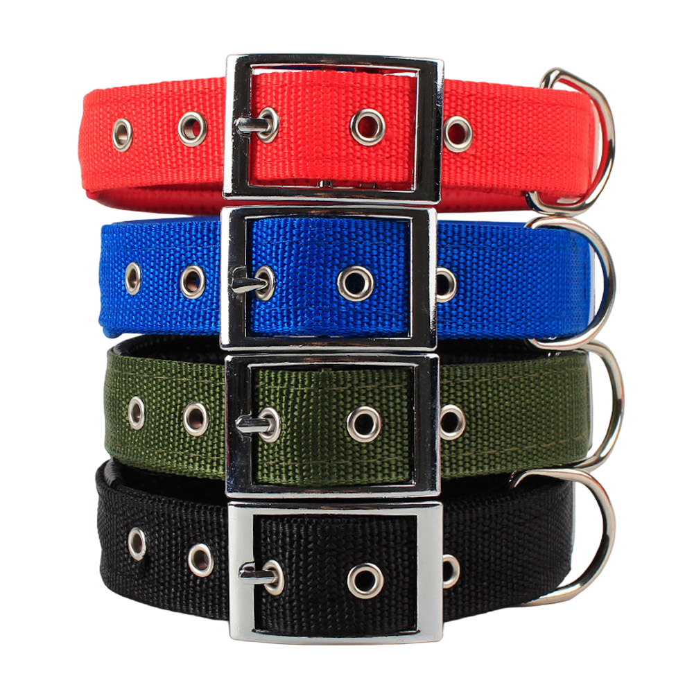 360 PET Cotton dog collar with high quality black