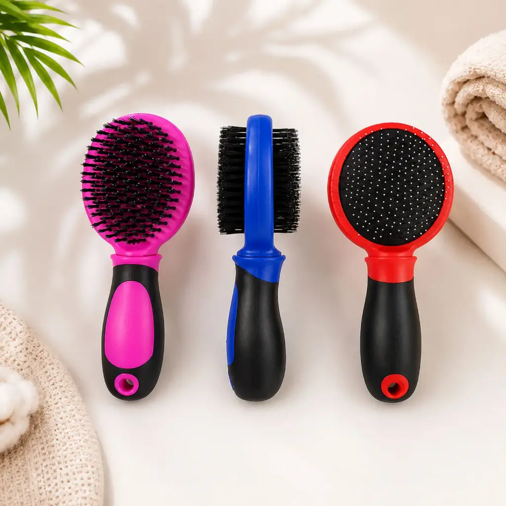 360 PET Pin and Bristle Combo Brush 19*6CM