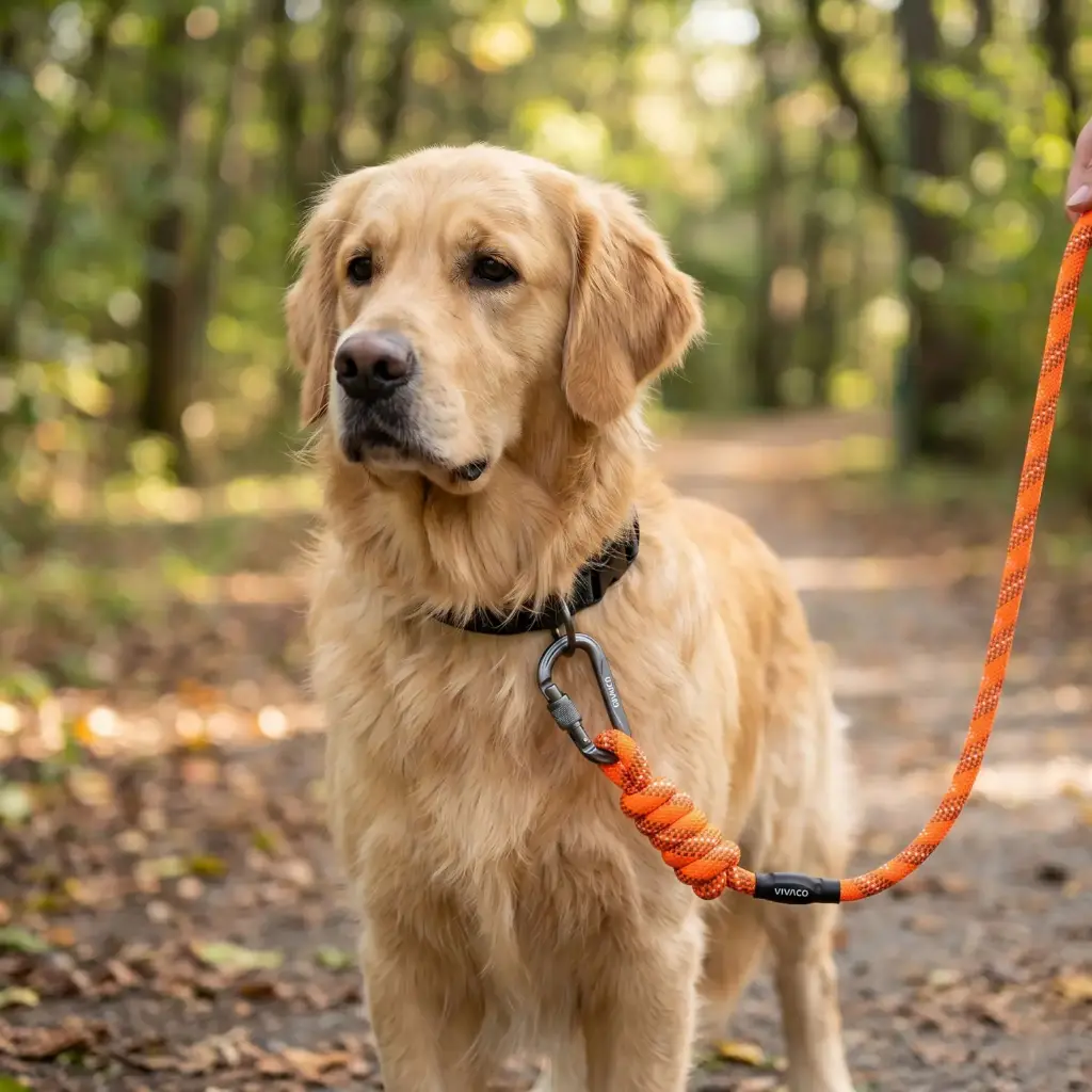 360 PET Dog Leash with Highly Reflective Threads
