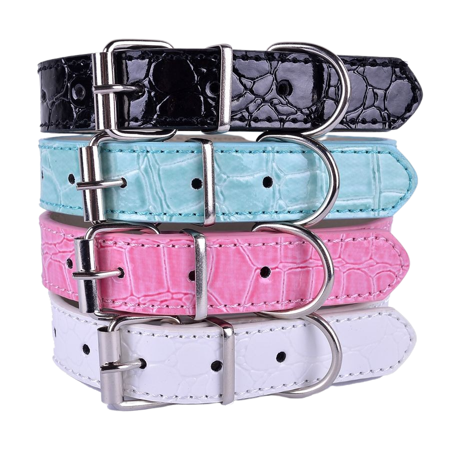 360 PET Leather Dog Collar, Heavy Duty 2.0*46CM