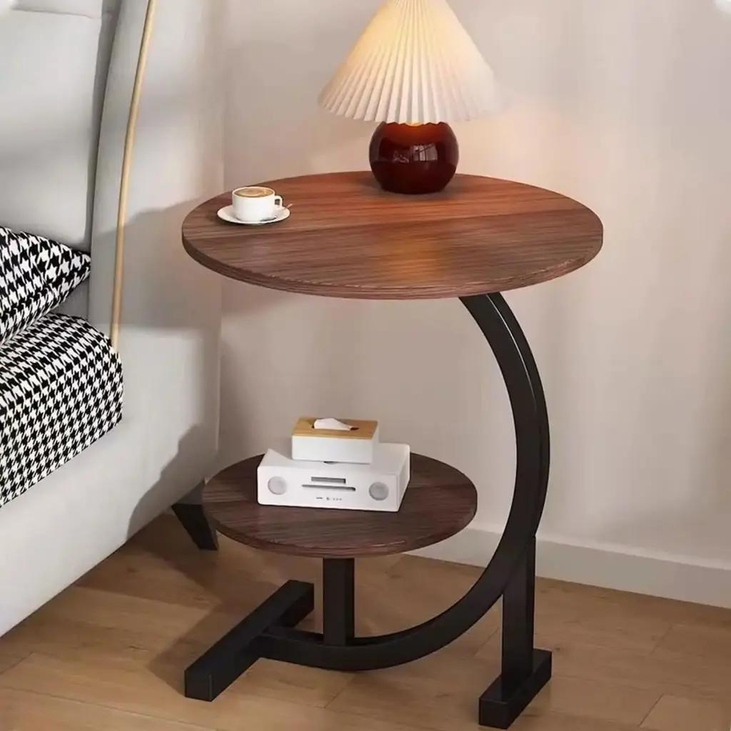 360HOME TABLE COFFEE INDOOR 40X40X57 CURVED STAND