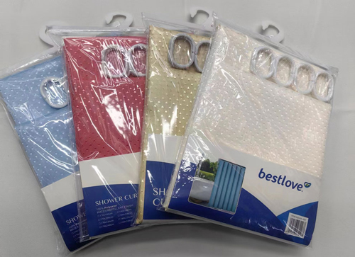 360 HOME DIAMOND PATTERN SHOWER CURTAIN