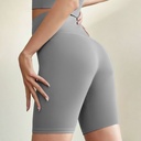 360 COTTON SPORTS BIKER SHORTS GREY SPANDEX