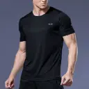 360 COTTON ATHLETIC WORKOUT SHIRTS BLACK SPANDEX