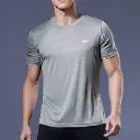 360 COTTON ATHLETIC WORKOUT SHIRTS GREY SPANDEX