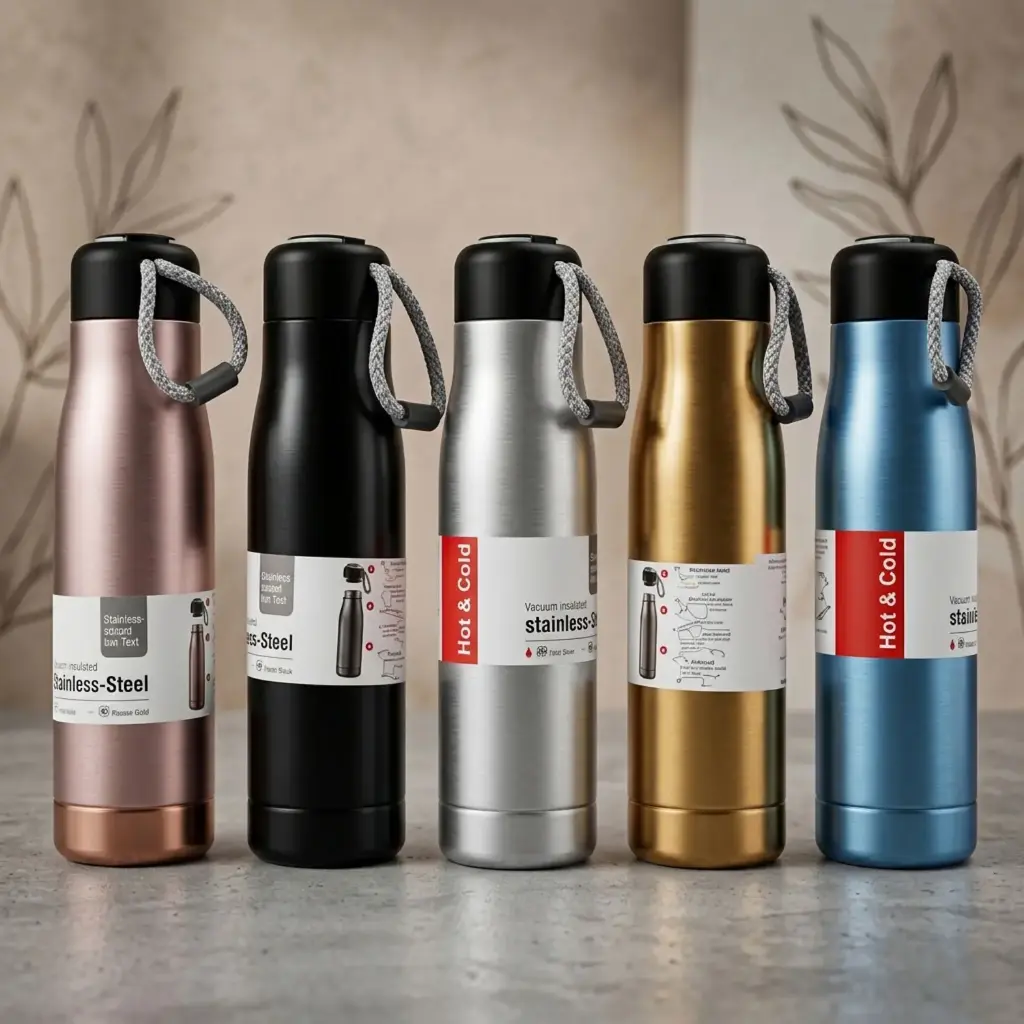 360 HOME BOTTLE WATER & VACUUM FLASK 580ML