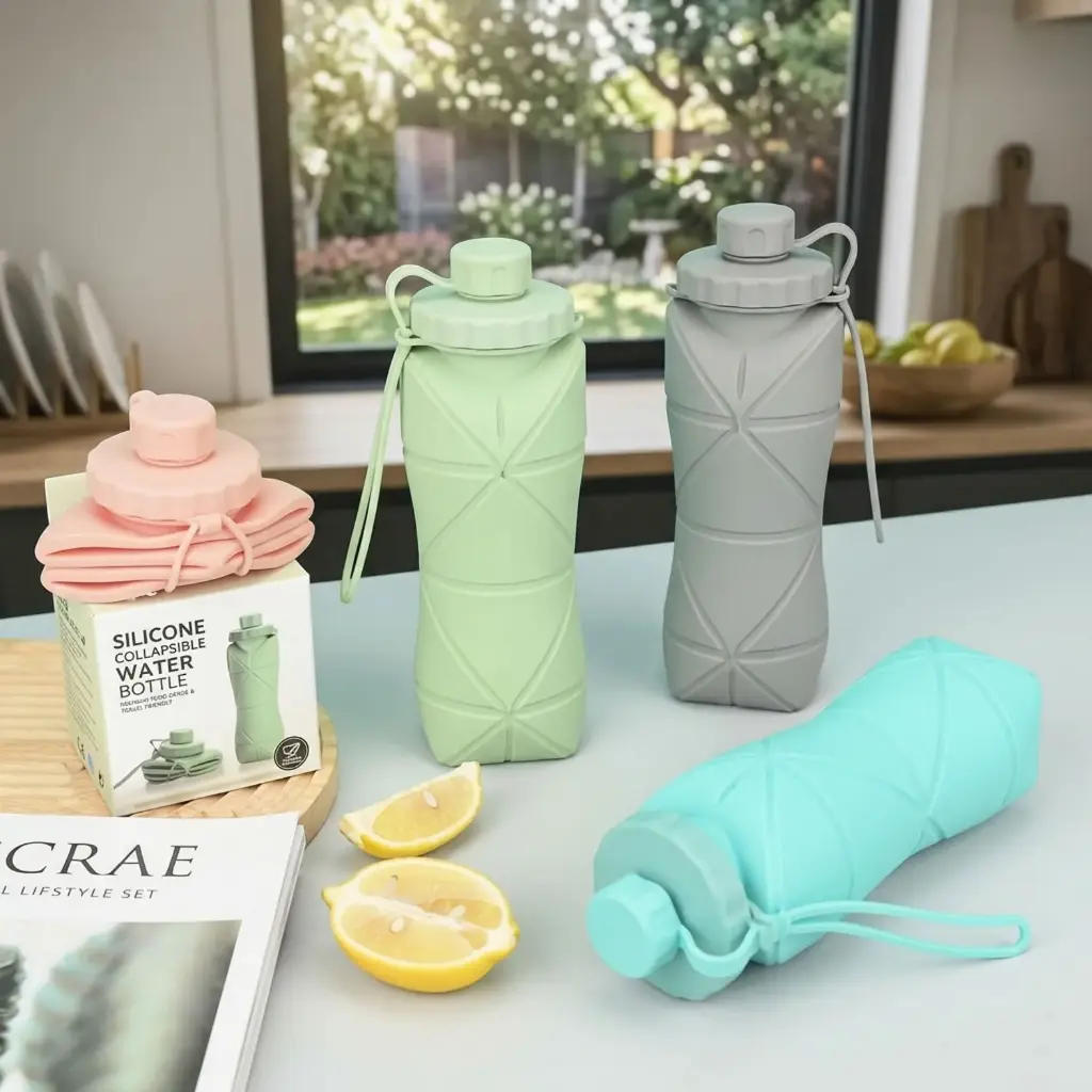 360 HOME BOTTLE WATER SILICONE FOLDABLE 500ML