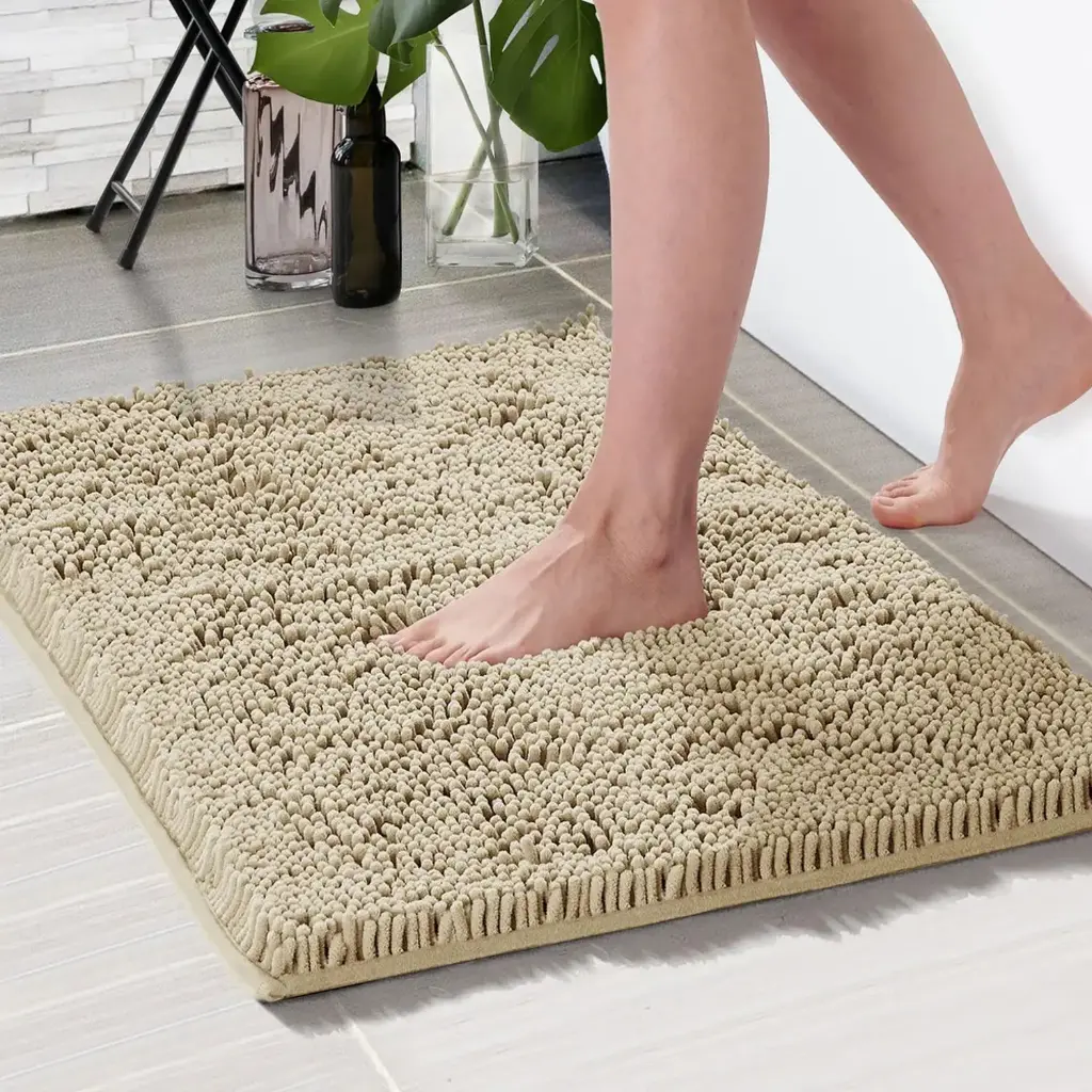 360HOME TUFTED BATH MAT45X70CM BEIGE