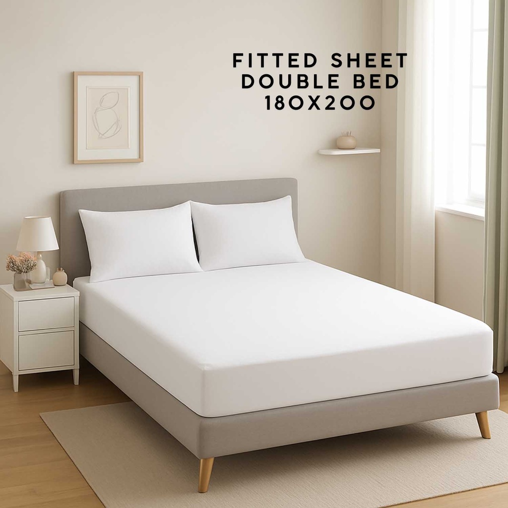 360 HOME FITTED SHEET DOUBLE