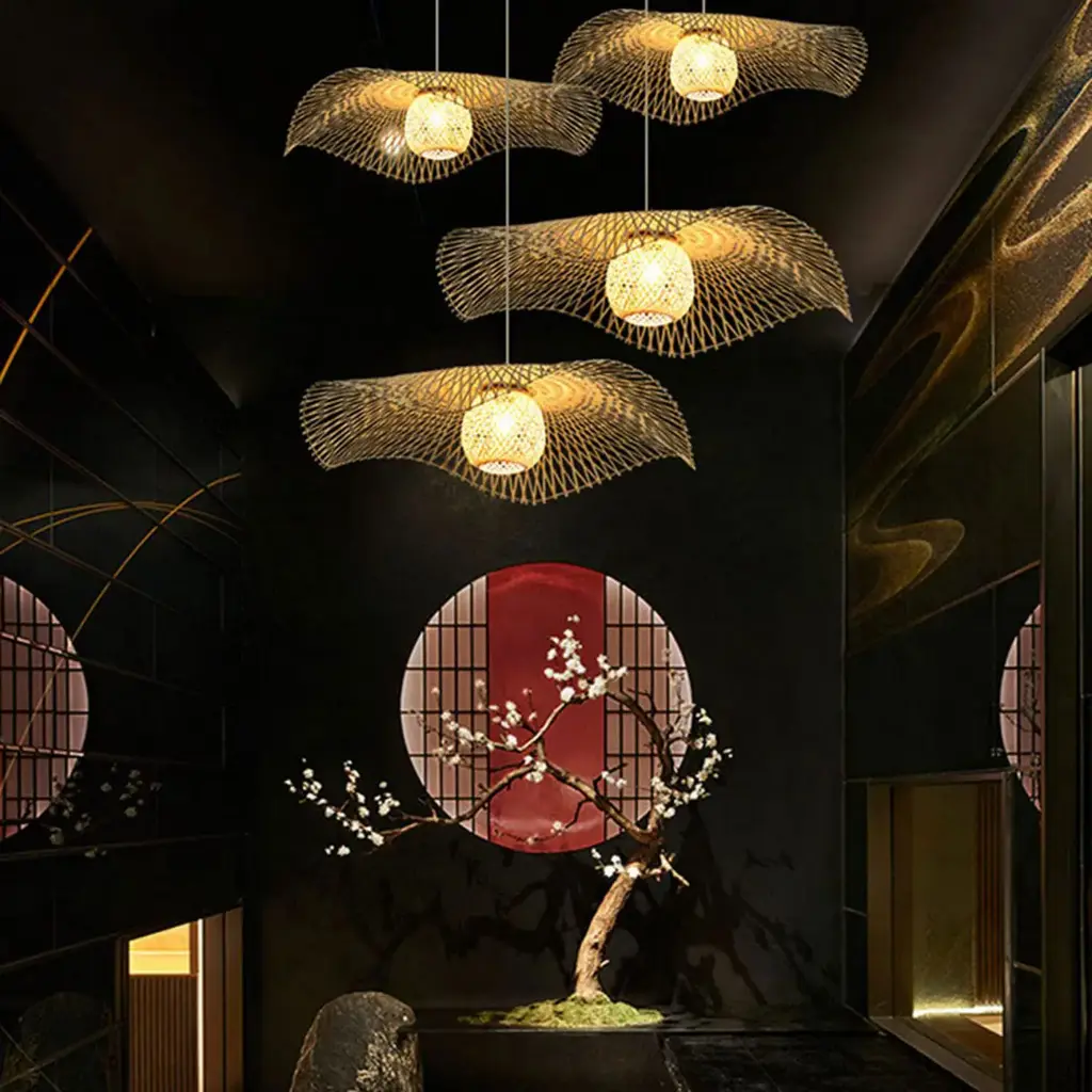 360 HOME PENDANT LIGHT BOHO STYLE 45CM HAT