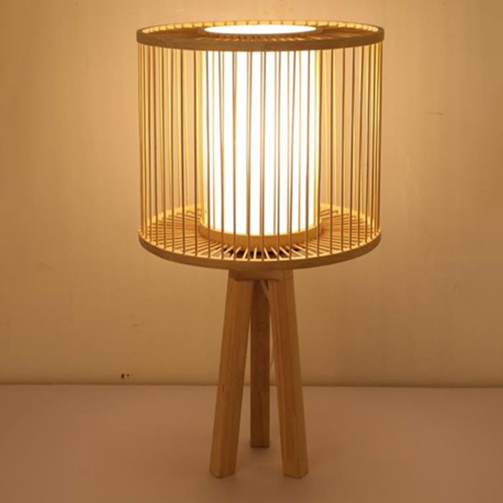 360 HOME TABLELAMP BAMBOO CYLINDDRIC SHAPE 40X43CM