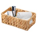 360 HOME STORAGE BASKET STRAW RECTANGLE 29X19X9CM