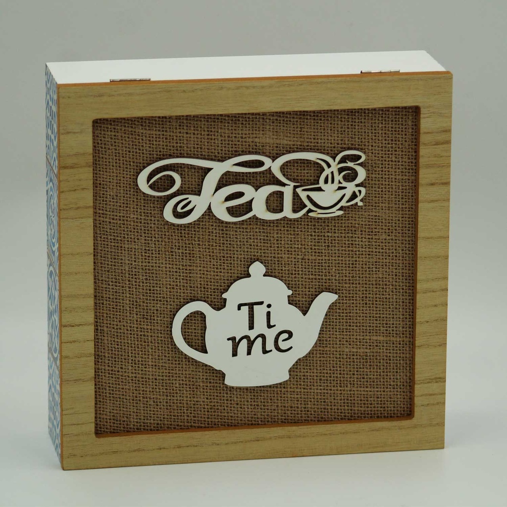 360 HOME TEA BOX 24*24*7 AZULEJO DESIGN