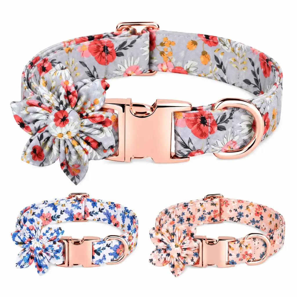 360 PET Dog Collar Cute Designed Adjustable
