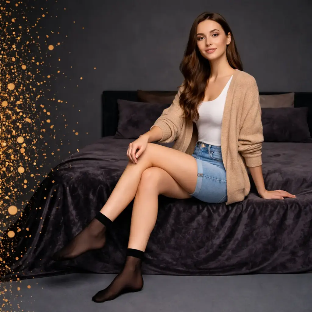 NYLON SOCKS BLACK PACK OF 3