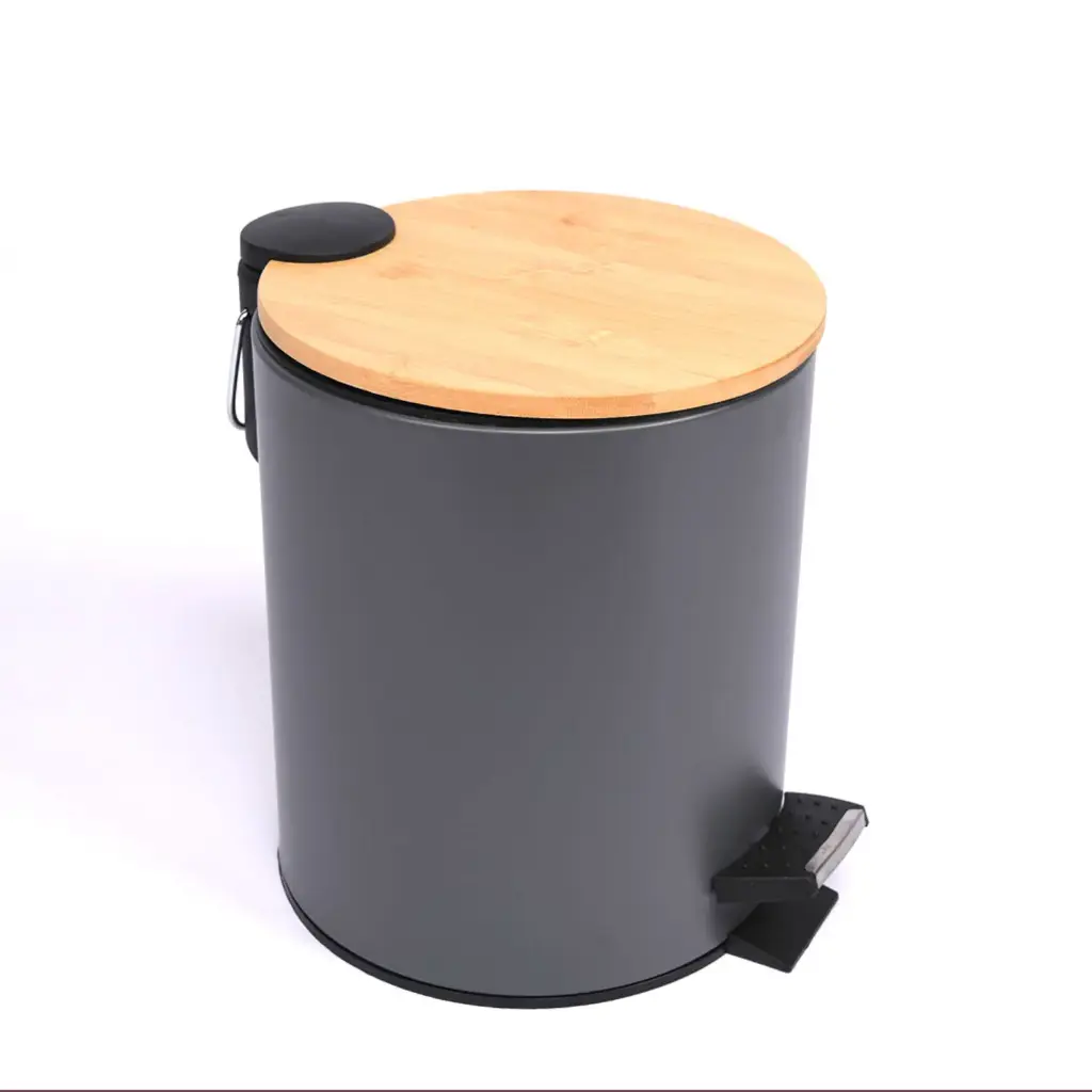 360 HOME TRASH CAN IRON 17X22.3CM 670GRS