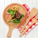 360 HOME PLATE FOR CHEESE  DISC SHAPED 40X30X2