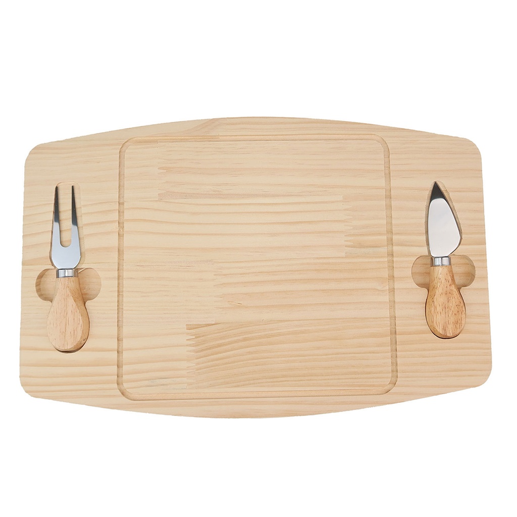 360 HOME CHEESE BOARD WOODEN 19X33