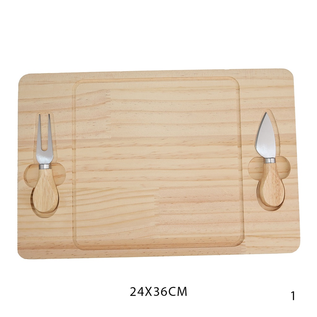 360HOME CHEESE BOARD WOODEN 24X36