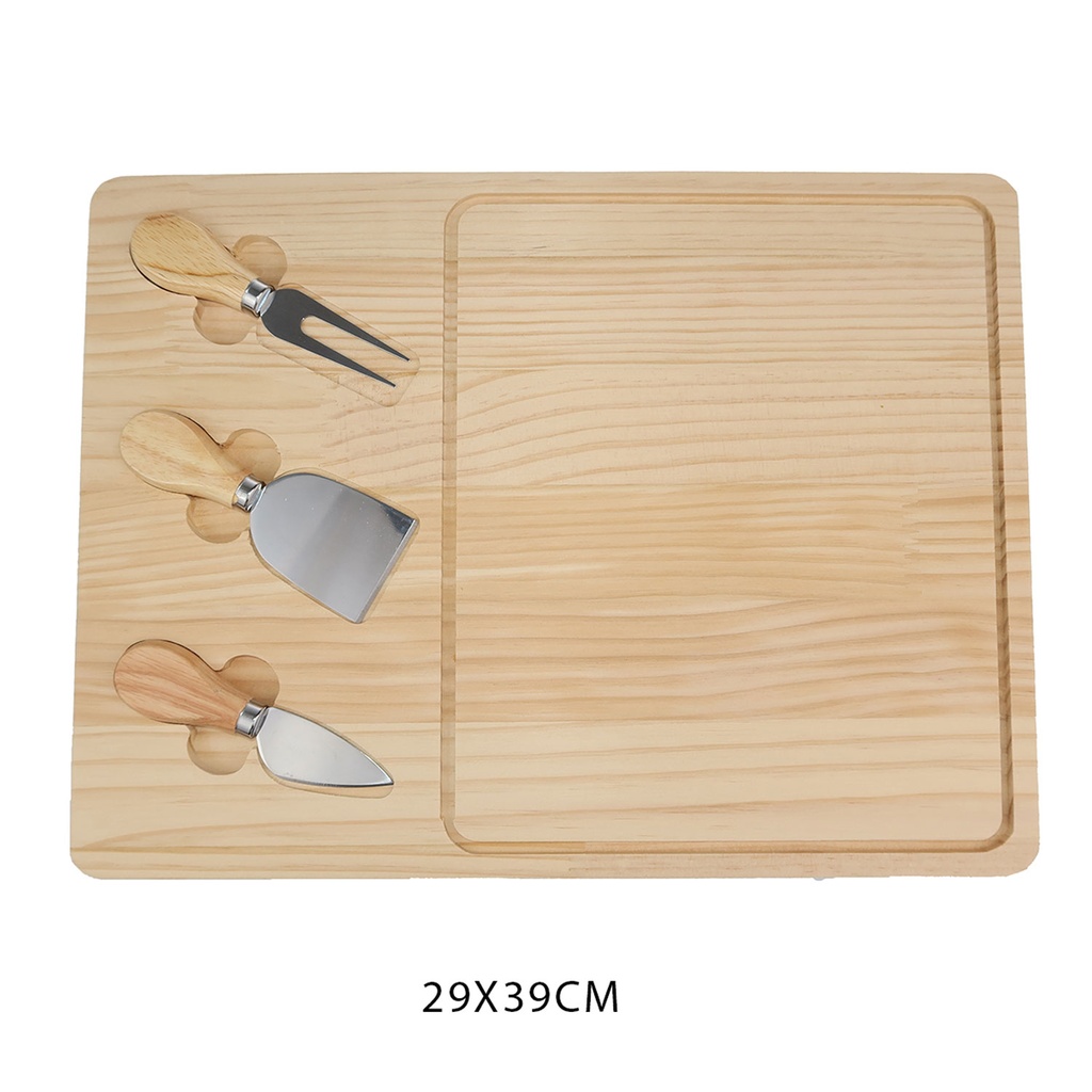 360 HOME CHEESE BOARD WOODEN 29X39