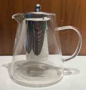 360 HOME GLASS WATER KETTLE 950ML TRIANGLE SHAPE