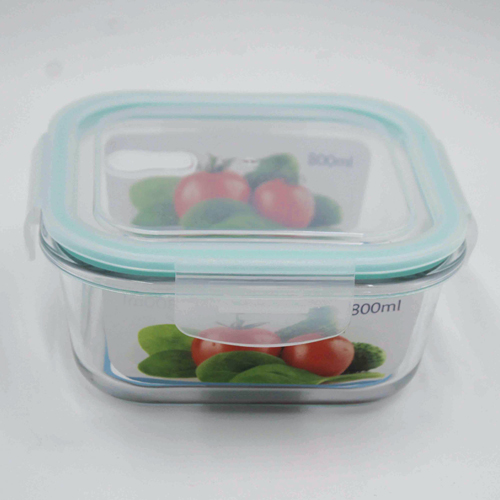 360 HOME GLASS FOOD STORAGE BOX 800ML