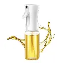 360 HOME GLASS BOTTLE WITH OIL SPRAYER 220ML BLACK/WHITE