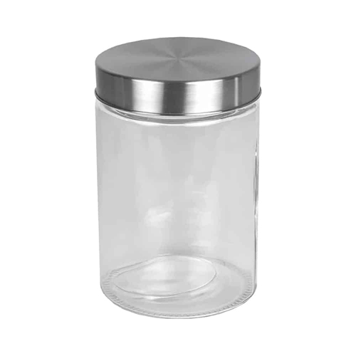360 HOME GLASS STORAGE JAR 750ML WITH COVER