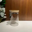 360 HOME GLASS JAR WITH COVER