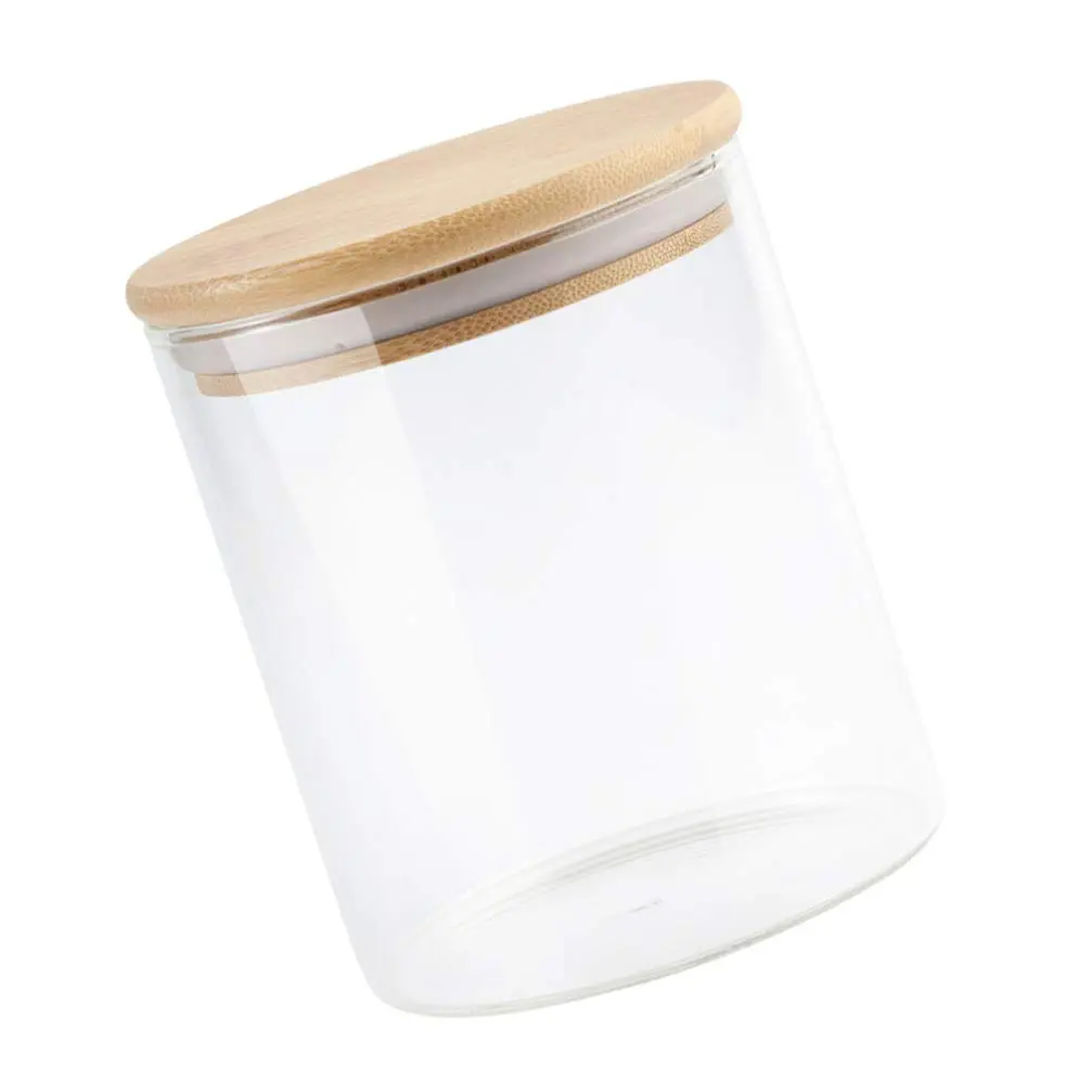 360 HOME GLASS JAR WITH COVER
