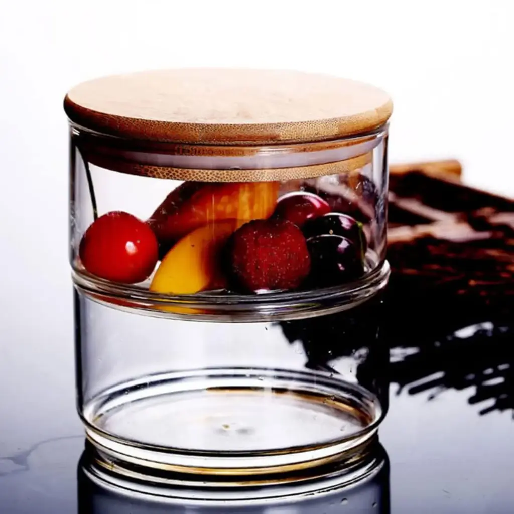 360 HOME GLASS BOWL WITH COVER 2LAYERS