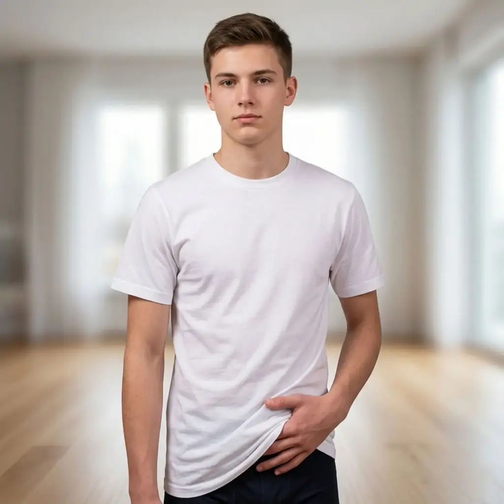 360 COTTON FLANEL ROUND NECK 12Y BOY