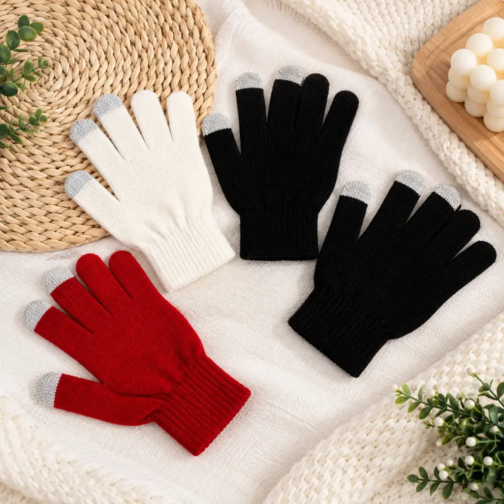 360 COTTON GLOVES WARM MATERIAL SIMPLE