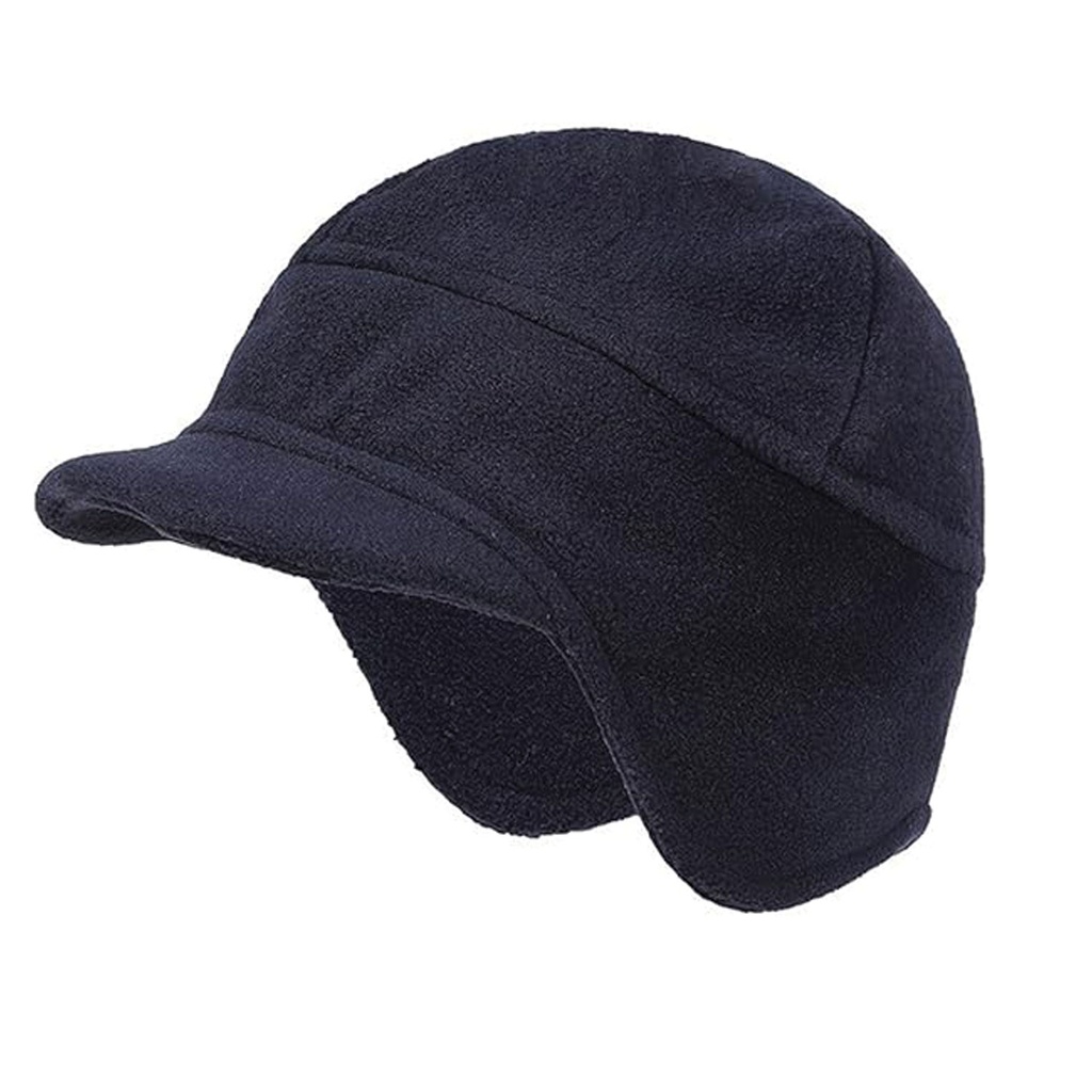 360 COTTON HAT BRIM FRONT SIDE FLAPS WARM FABRIC