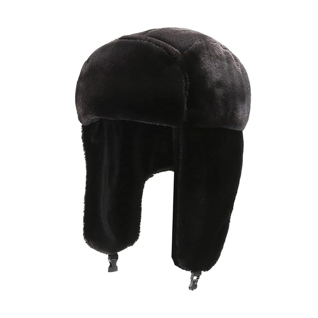360 COTTON HAT FRONT VISOR LONG EAR FLAPS