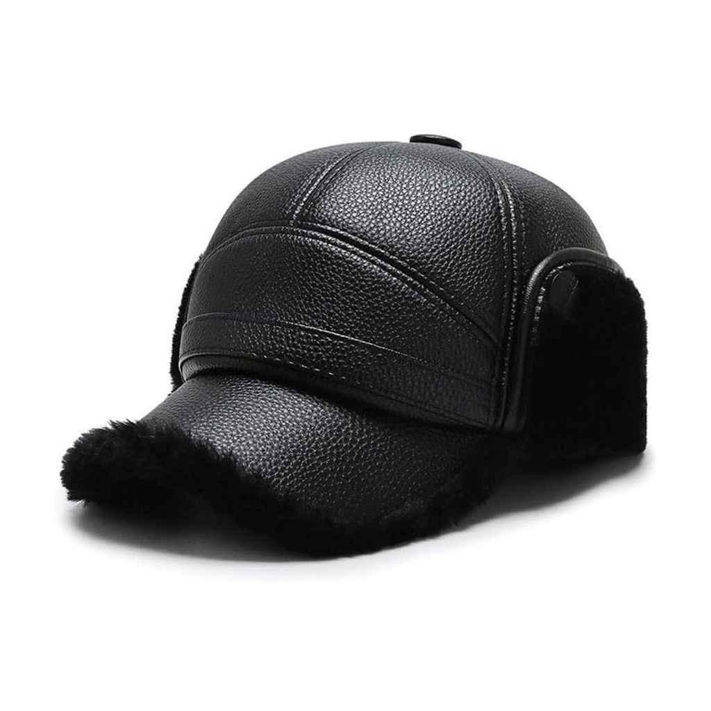 360 COTTON HAT WINTER BASEBALL FAUX LEATHER