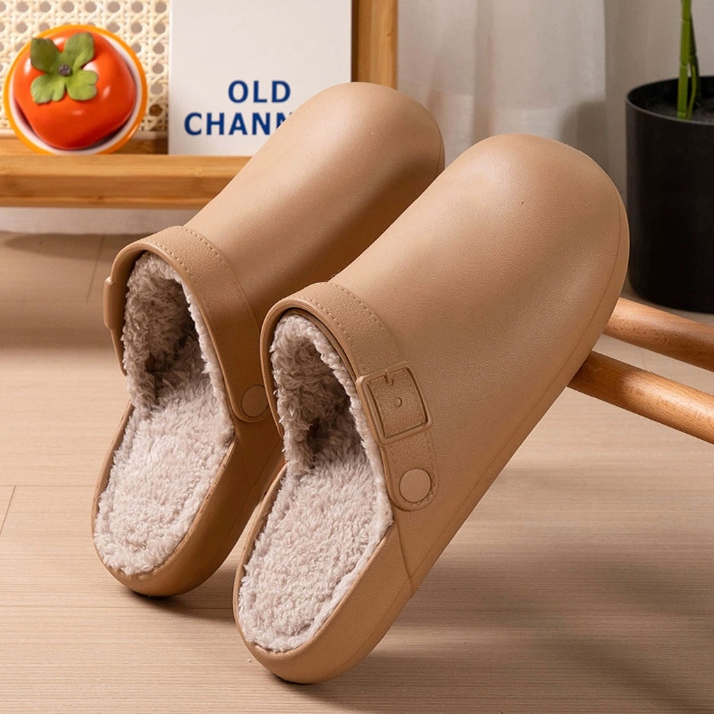 360 COTTON SLIPPERS CLOG RUBBER 44-45(43-44) KAKI