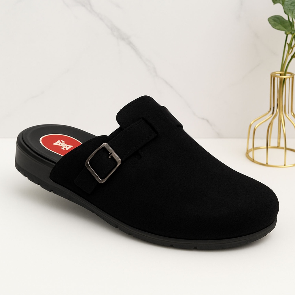 360 COTTON SLIPPERS WINTER MEN 45 BLACK