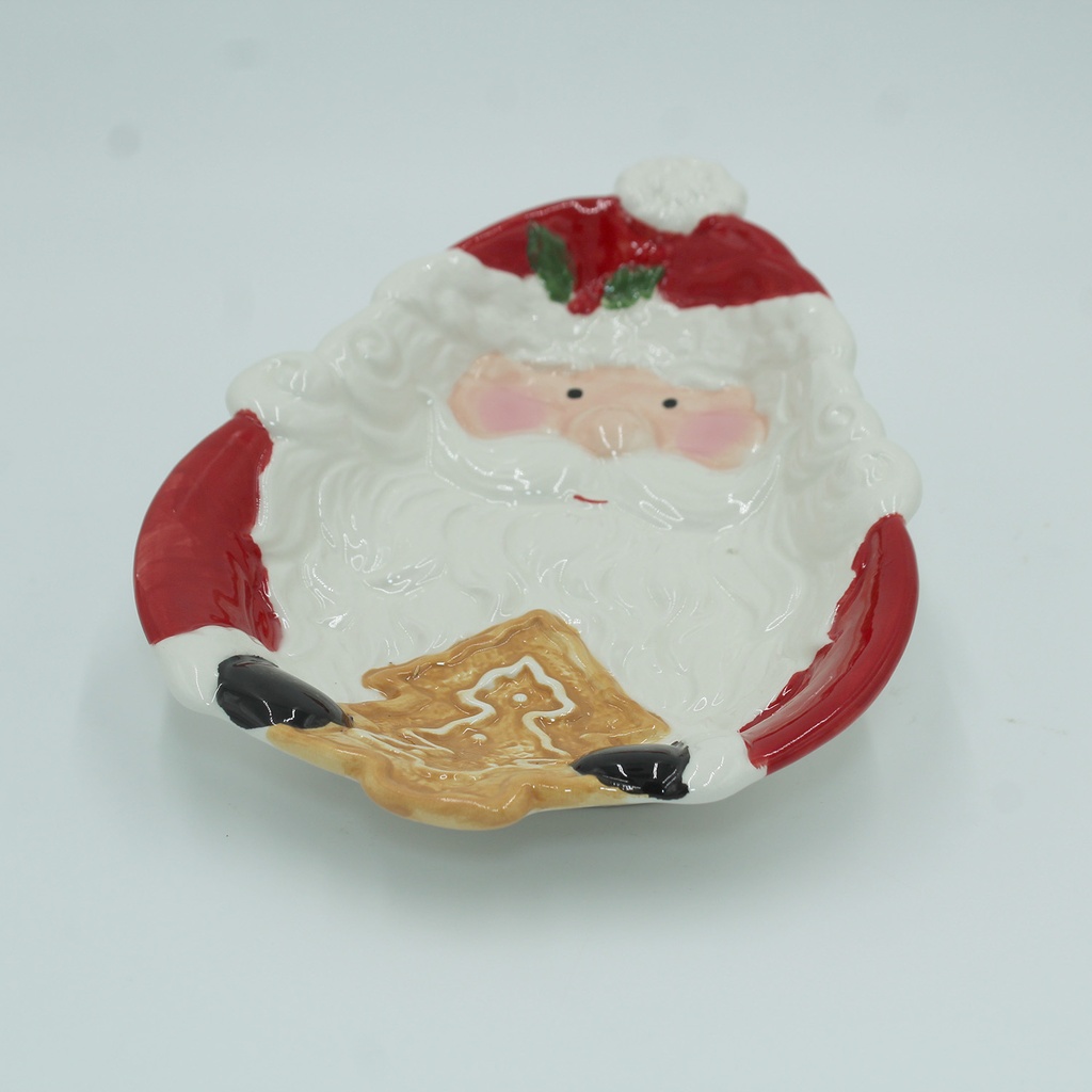360 HME FIGURINE CERAMIC CHRISTMAS SNOWMAN&SANTA