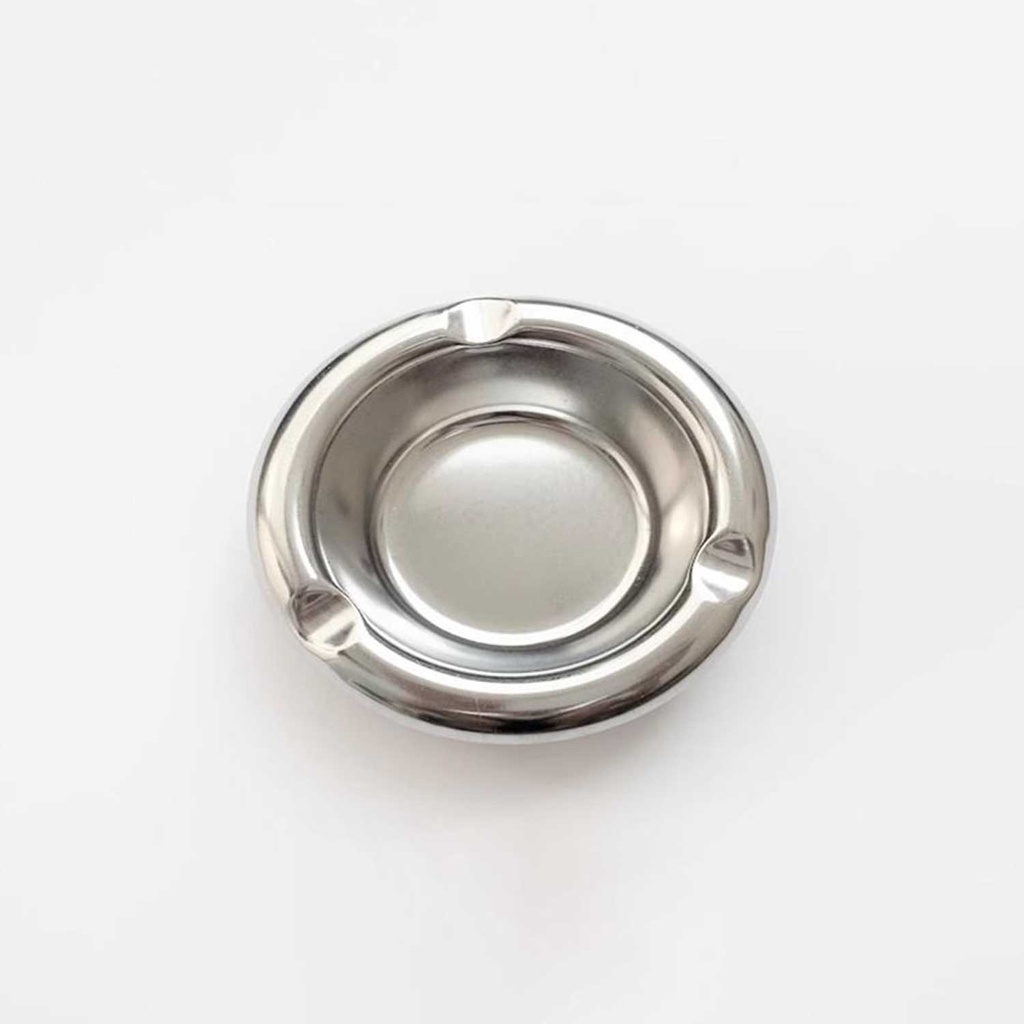 360 HOME ASHTRAY ROUND 12CM STAINLESS STEEL