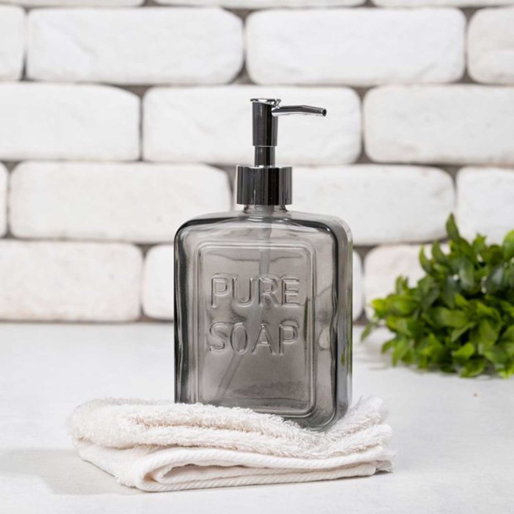 360 HOME BOTTLE LIQUID SOAP 550ML LIGHT BLACK
